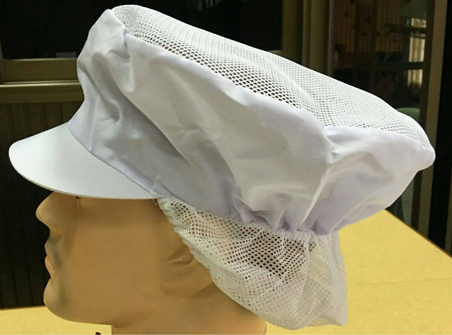 หมวกอาหารเก็บผมยางยืด