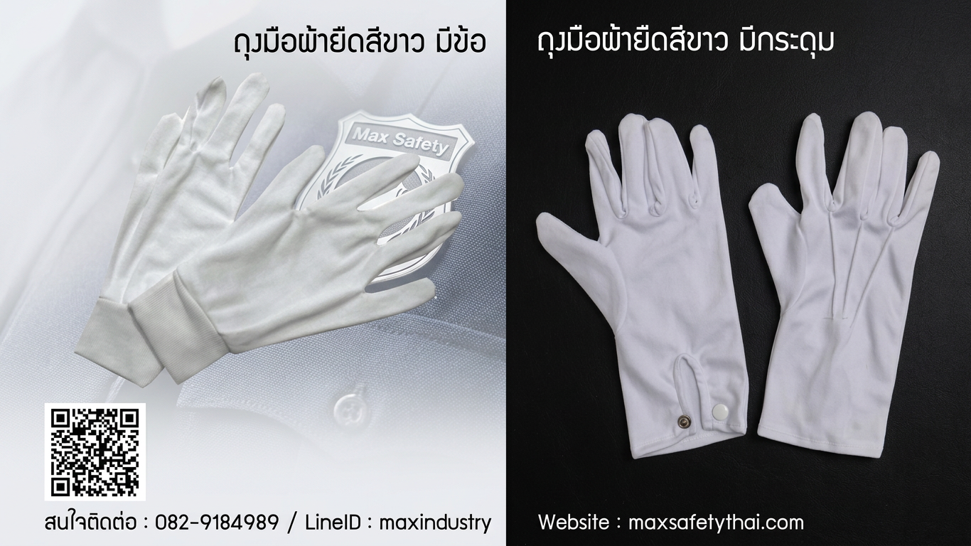 ถุงมือรปภ
