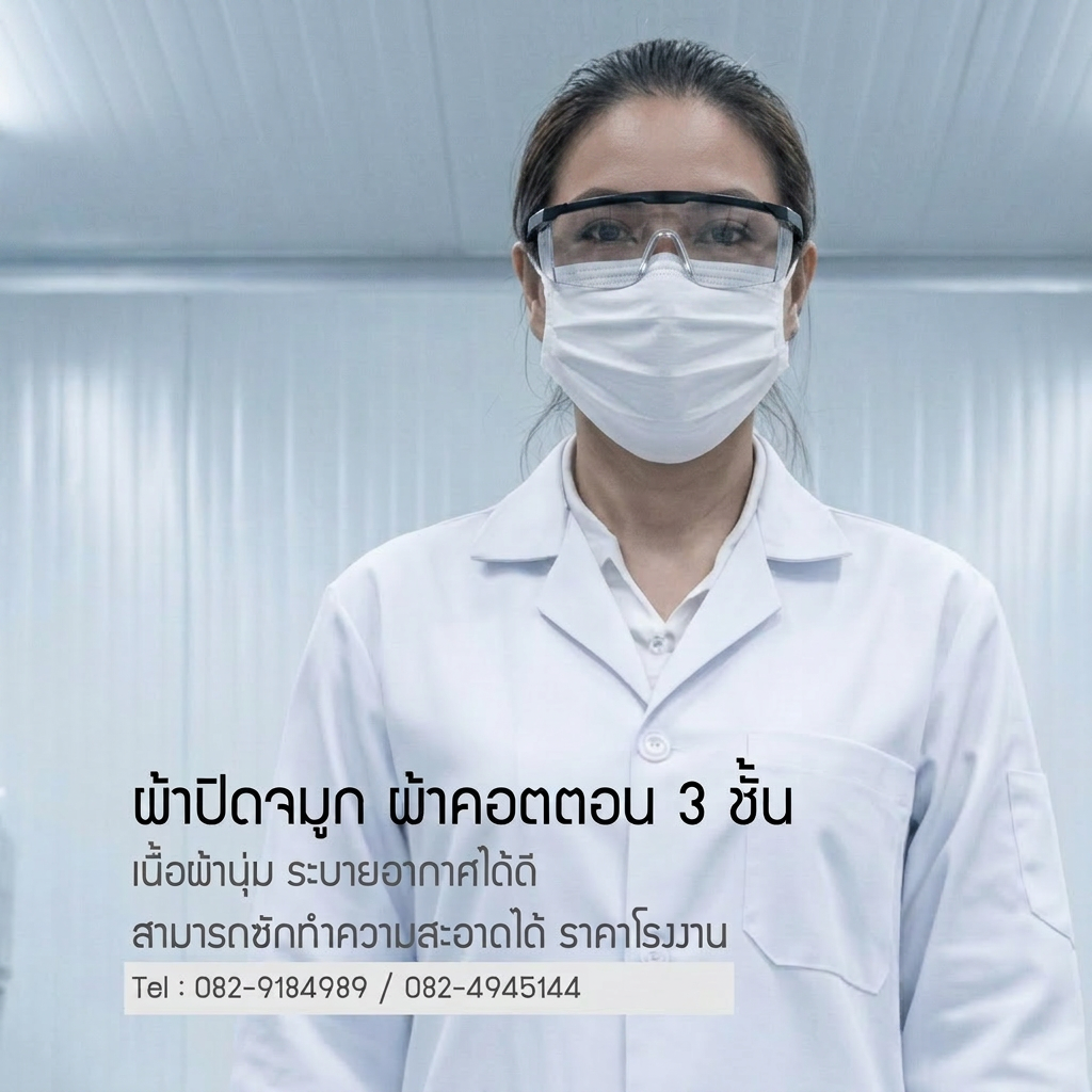 ผ้าปิดจมูกคอตตอน